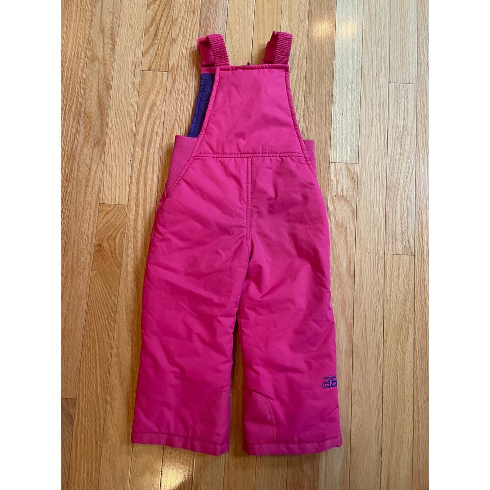 Arctix Snow Pants Toddler Size 3T Solid Pink Girls Waterproof Pull On Adjustable - Picture 4 of 4